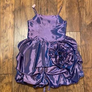 Jessica McClintock purple taffeta dress Size 10